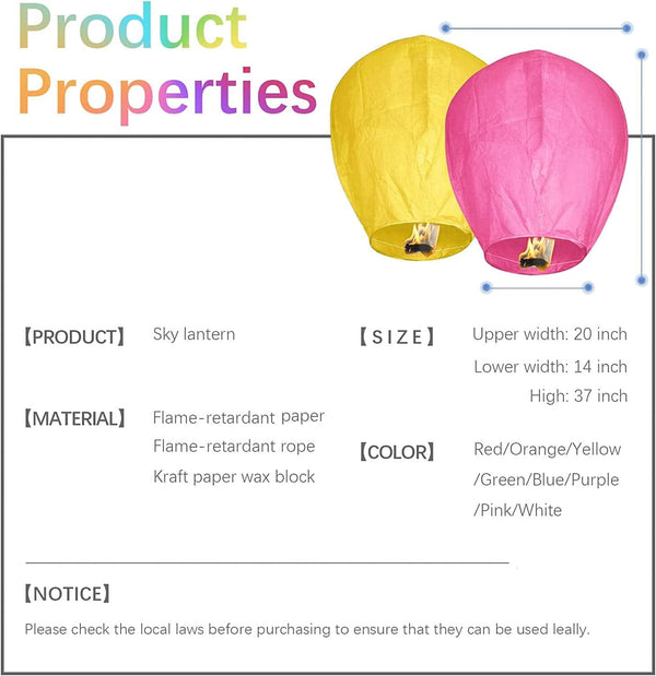 DubKart Sky Fire Candles Balloons Chinese Lanterns