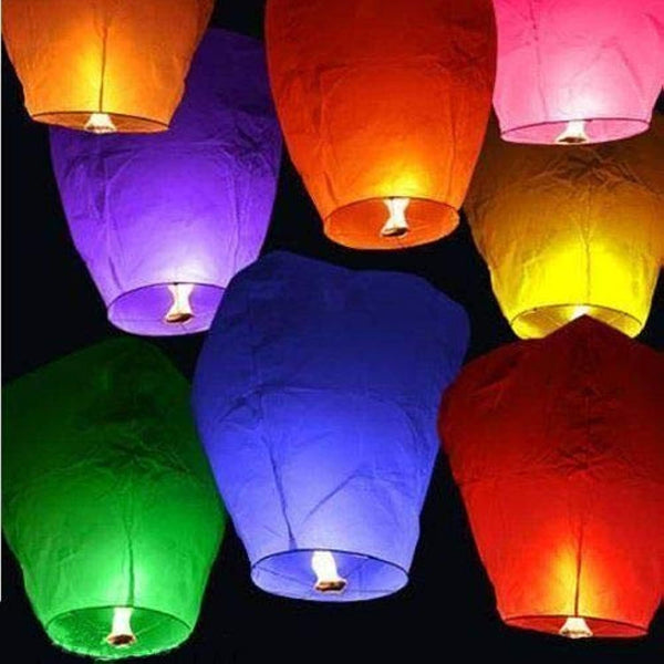 DubKart Sky Fire Candles Balloons Chinese Lanterns