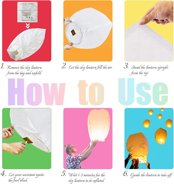 DubKart Sky Fire Candles Balloons Chinese Lanterns