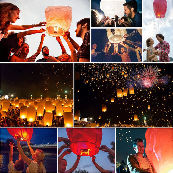 DubKart Sky Fire Candles Balloons Chinese Lanterns