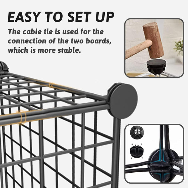 Dubkart Small Pet Cat Dog Cage Playpen Kennel