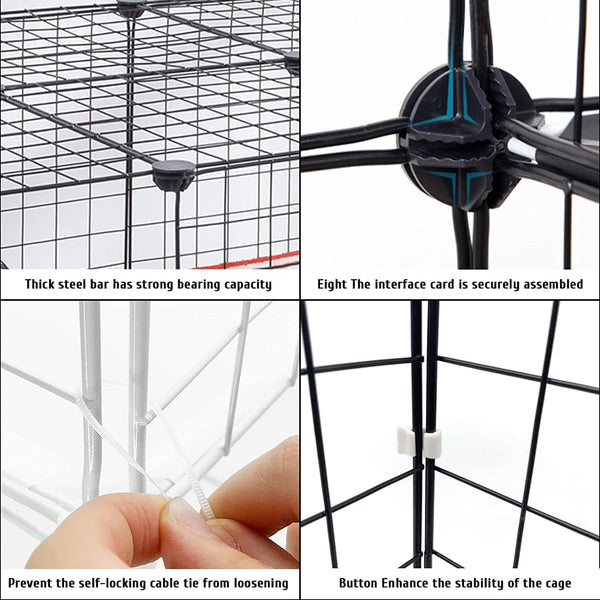 Dubkart Small Pet Cat Dog Cage Playpen Kennel