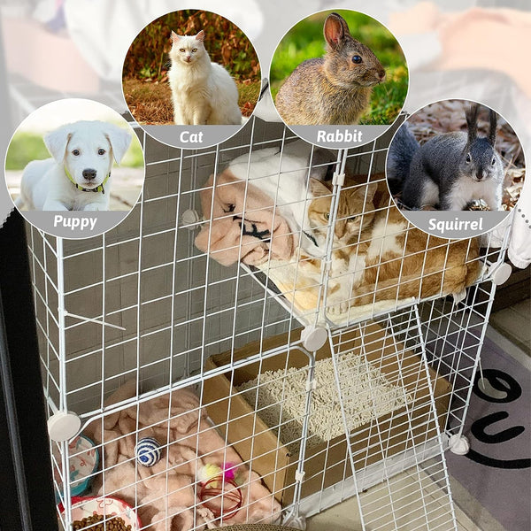 Dubkart Small Pet Cat Dog Cage Playpen Kennel