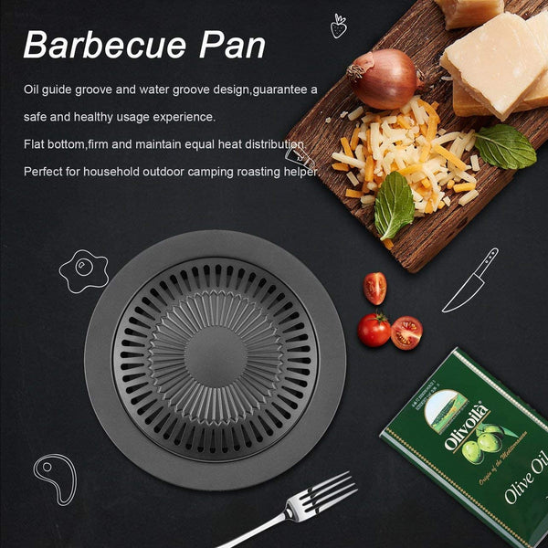 Dubkart Smokeless Indoor Barbeque Non-Stick Grill Pan