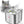 Dubkart Stainless Steel Automatic Cat Dog Water Fountain 2.2L