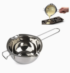Dubkart Stainless Steel Chocolate Melting Pot Butter Melting SSZ176 (Silver)