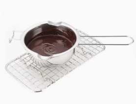 Dubkart Stainless Steel Chocolate Melting Pot Butter Melting SSZ176 (Silver)