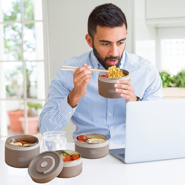 Dubkart Stainless Steel Insulated Bento Lunch Box for Kids & Adults