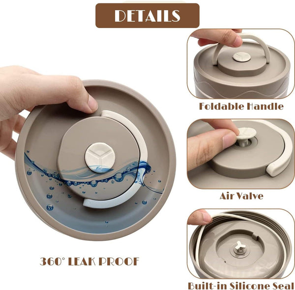 Dubkart Stainless Steel Insulated Bento Lunch Box for Kids & Adults