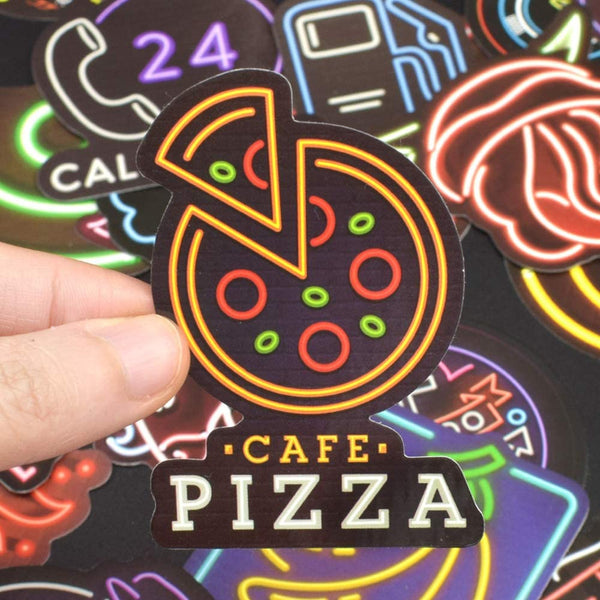 Dubkart Stickers 50 PCS Waterproof Neon Graffiti Vinyl Stickers Set