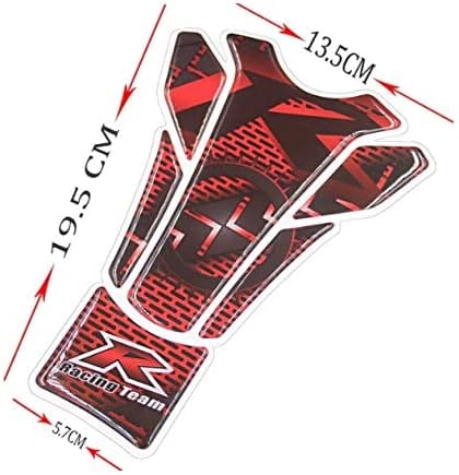 DubKart Suzuki GSX-R Motorcycle Bike Fuel Tank Pad Sticker 3D Decal