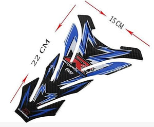 DubKart Suzuki GSX-R Motorcycle Bike Fuel Tank Pad Sticker 3D Decal