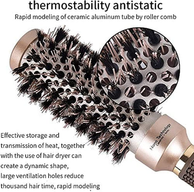 Dubkart Thermal Nano Ceramic Ionic Round Hair Roll Brush