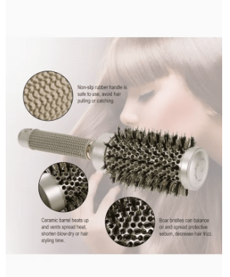 Dubkart Thermal Nano Ceramic Ionic Round Hair Roll Brush