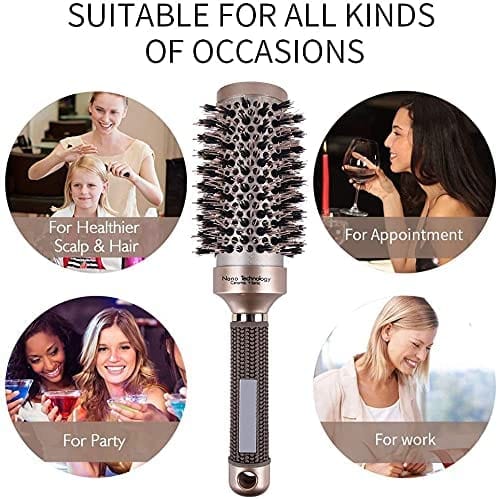 Dubkart Thermal Nano Ceramic Ionic Round Hair Roll Brush