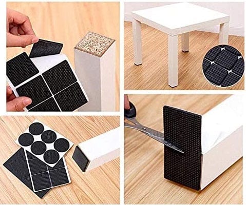 Dubkart Tool and home improvement 90 PCS Adhesive Rubber Furniture Feet Floor Protector Pads