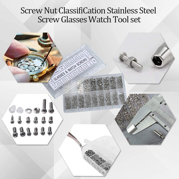 Dubkart Tools and home improvement 1000 PCS Eye Sun Glass Watch Repair Tool Kit