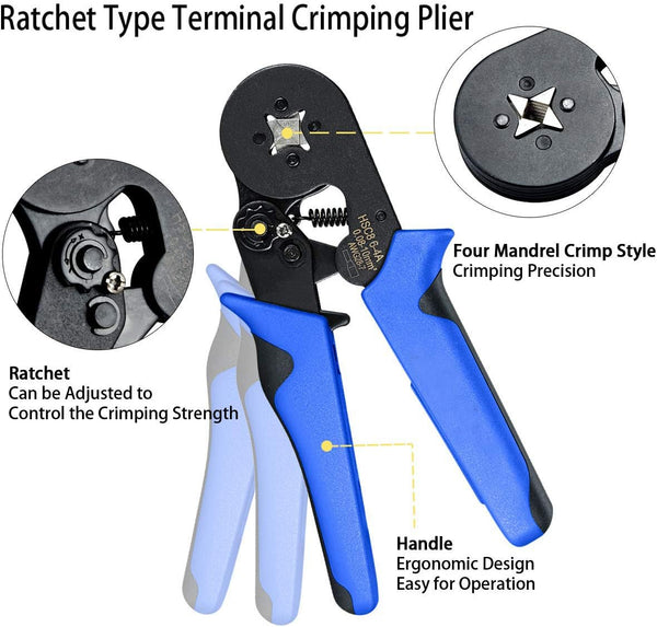 Dubkart Tools and home improvement 1200 PCS Wire Ferrule Crimping Plier Tool Kit