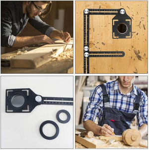 Dubkart Tools and home improvement Six-Sided Angle Measuring Tool