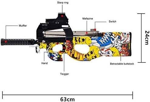 Dubkart Toy guns P90 Electric Paintball Water Bomb Toy Gun