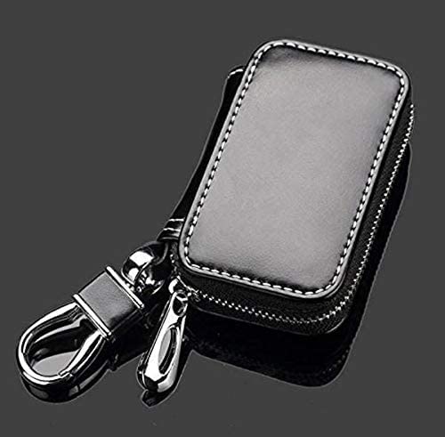 Dubkart Toyota Car Key Remote Black Leather Case Coin Holder