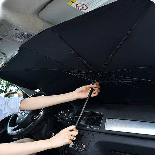 Dubkart Universal Car Windshield Sunshade Foldable Umbrella