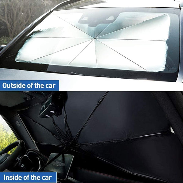 Dubkart Universal Car Windshield Sunshade Foldable Umbrella