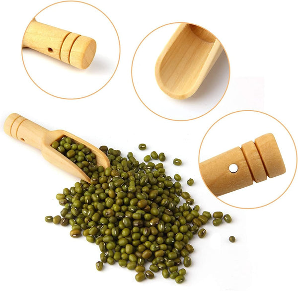 Dubkart Utensils 10 PCS Mini Wooden Kitchen Spoons