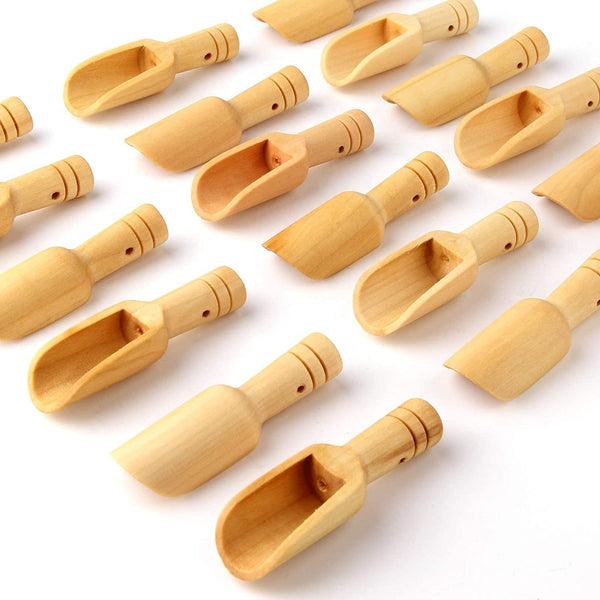 Dubkart Utensils 10 PCS Mini Wooden Kitchen Spoons