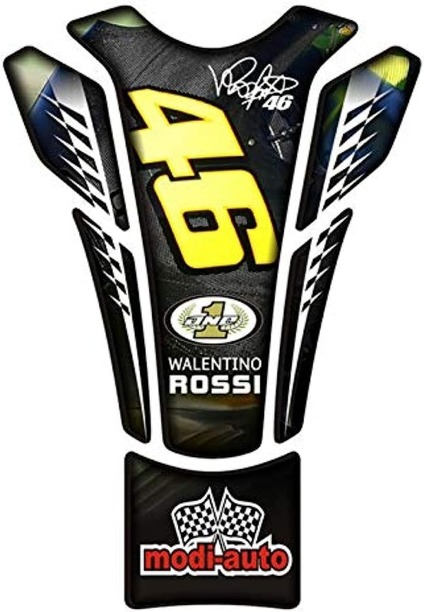 DubKart Valentino Rossi 46 Motorcycle Bike Fuel Tank Pad Sticker 3D Decal