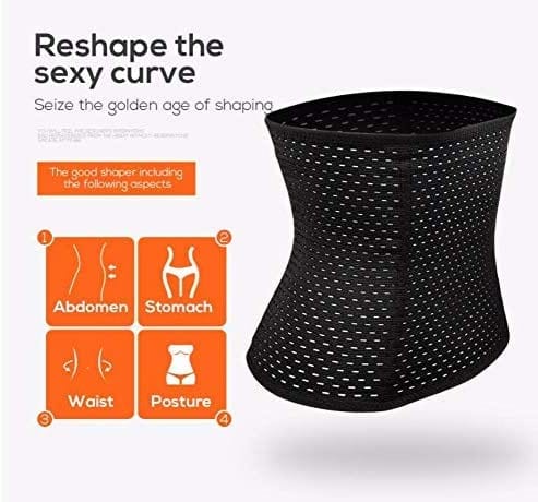Dubkart Waist Tummy Trimmer Belly Corset Shaper Belt (Medium)
