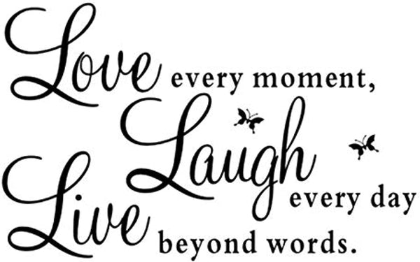 Dubkart Wall stickers Live Laugh Love Wall Sticker Home Decor