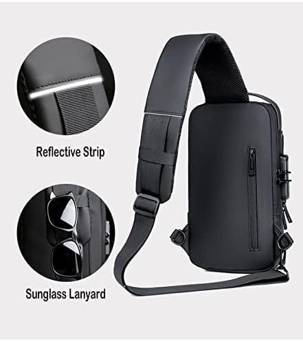 Dubkart Wallets Anti Theft Crossbody Sling Bag with USB Charging Port