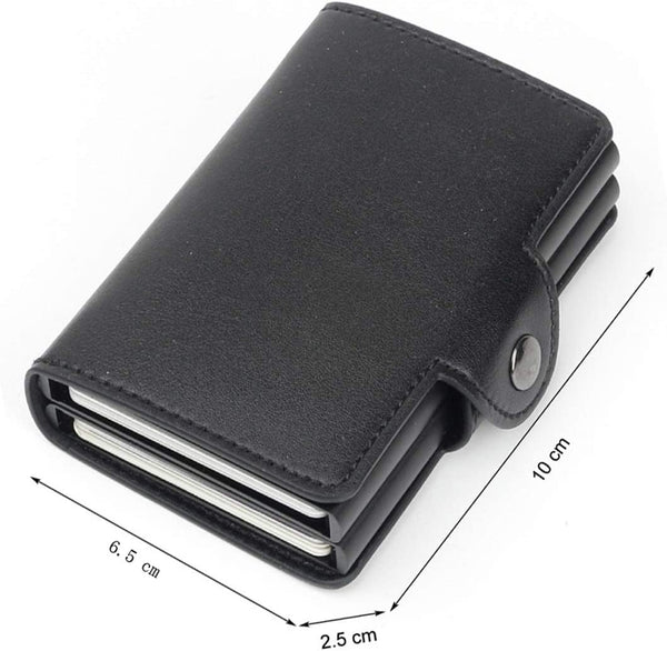 Dubkart Wallets Double Layer RFID Blocking Credit Card Holder Money Wallet