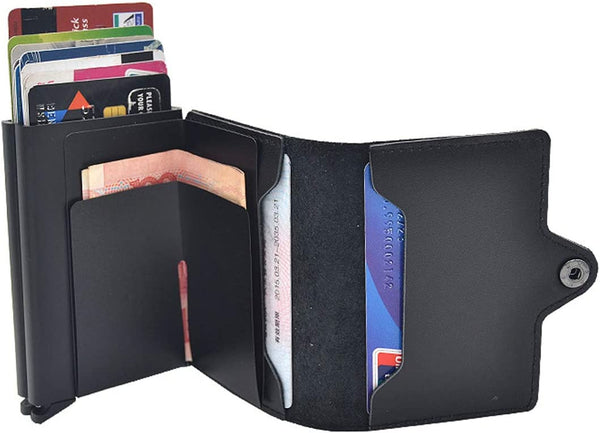 Dubkart Wallets Double Layer RFID Blocking Credit Card Holder Money Wallet