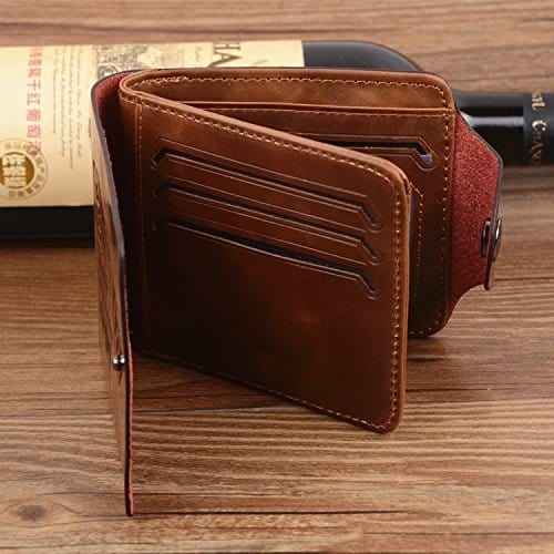 Dubkart Wallets Mens 501 Bifold Retro Wallet Card Money Holder