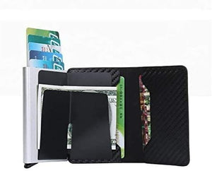 Dubkart Wallets RFID Blocking Slim Credit Card Holder Wallet (Black)