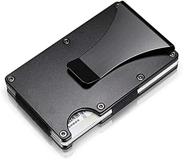 Dubkart Wallets Slim Metal Credit Card Holder Money Wallet with Clip