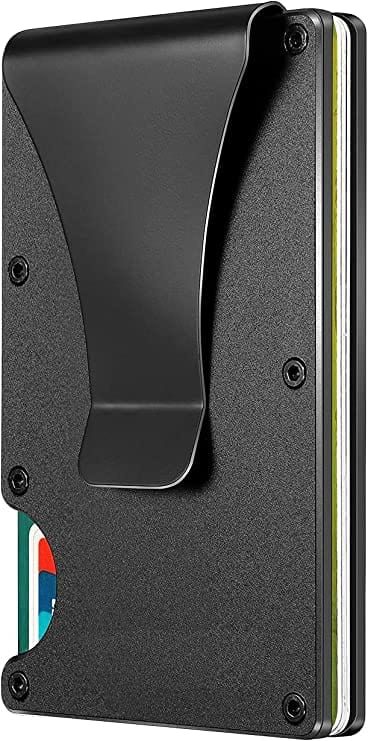 Dubkart Wallets Slim Metal Credit Card Holder Money Wallet with Clip
