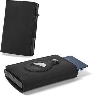 Dubkart Wallets Smart Air Tag Wallet Card Holder (Black)