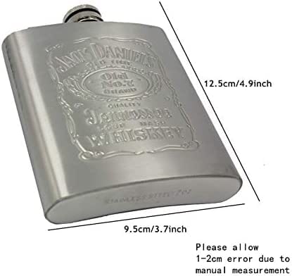 Dubkart Whiskey Bourbon JD Alcohol Pocket Flask