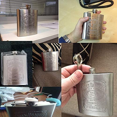 Dubkart Whiskey Bourbon JD Alcohol Pocket Flask