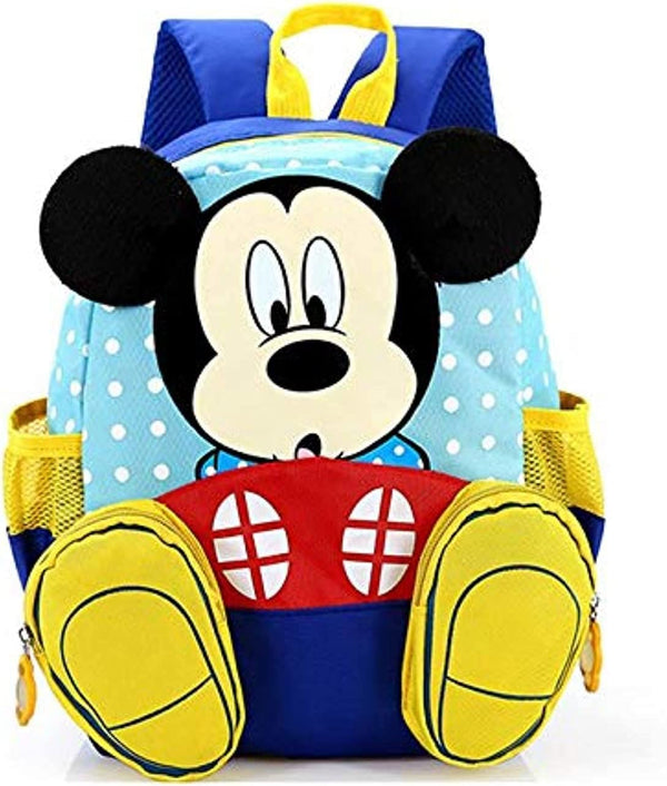 Kid's Cartoon Mickey Mouse Kindergarten School Backpack Waterproof Shoulder Bag